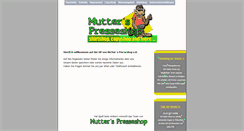 Desktop Screenshot of mutterspresseshop.de